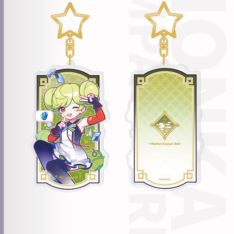 【崩壊3rd公式店】識相占い 流砂 キーホルダー 38元