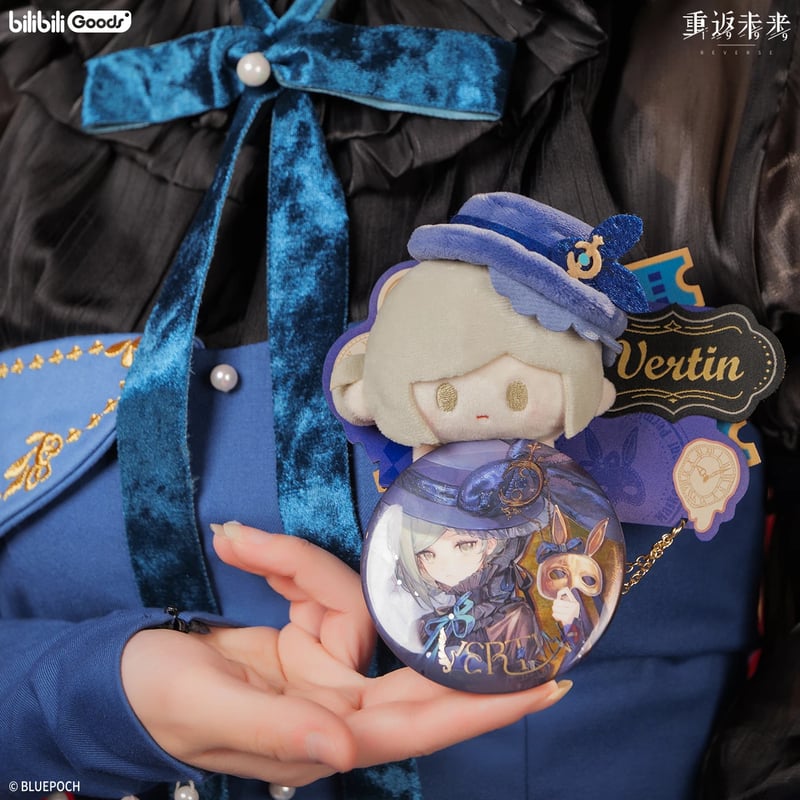 重返未来1999】bilibili コラボ 箱中假面 マスコット ブローチ セット