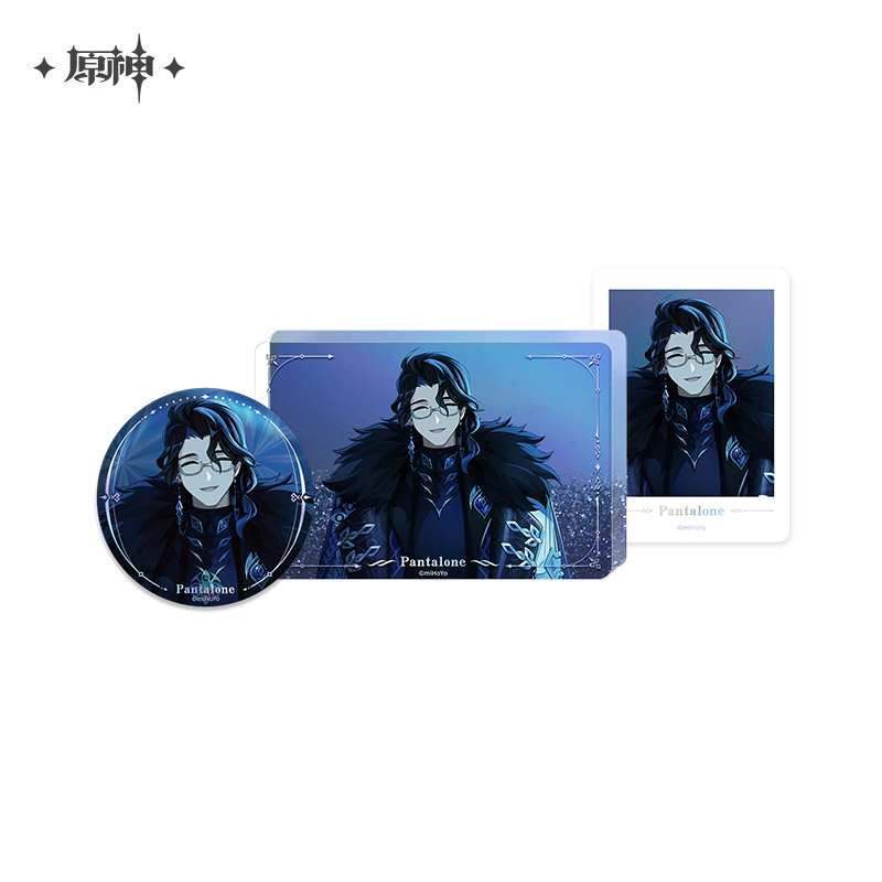 【原神】カピターノ　3点　冬夜愚戲　公式正規品　冬夜の戯劇　缶バッジ　召使 原神】カピターノ 3点 冬夜愚戲 公式正規品 冬夜の戯劇