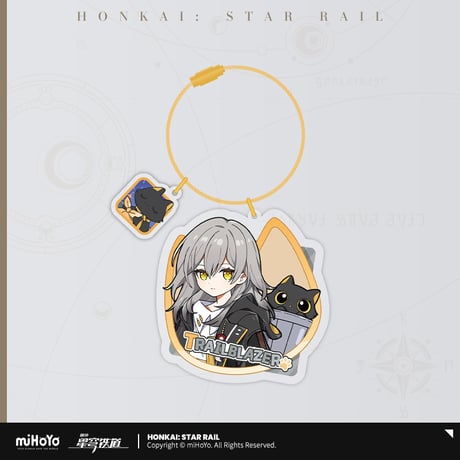 【崩スタ公式店】ちびっこ 猫猫 キーホルダー 28元