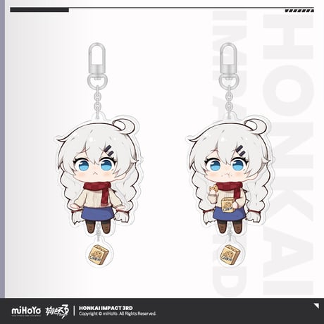 【崩壊3rd公式店】 養成計画 キアナ 可動 キーホルダー 28元 (予約200日以内発送)