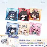 【ブルアカ公式店】 2605B 与老師的独処時光 流砂マグネット 33元 （予約170日以内発送）