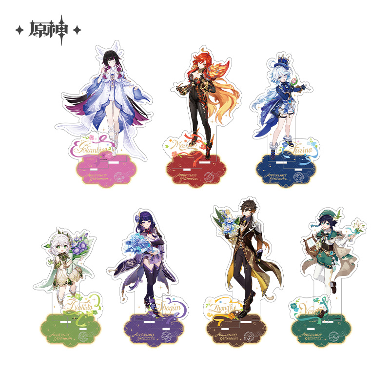 原神公式店】周年 慶典 アクリルスタンド 59元 | ちゃぱん