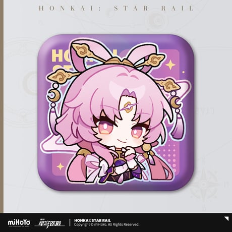 【崩スタ公式店】パム展覧会 スクエア 缶バッジ A 15元