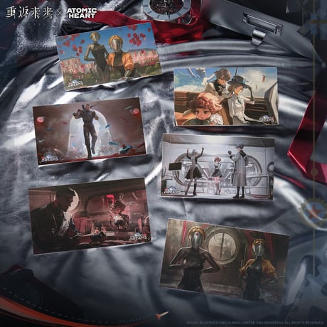 【重返未来1999】2608 聚合浪潮 CG ポストカード セット 30元 （予約200日以内発送）