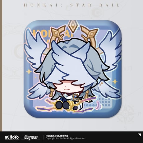 【崩スタ公式店】パム展覧会 スクエア 缶バッジ C 15元