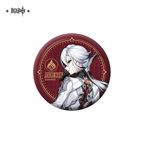 【原神公式店】ファデュイ 缶バッジ 12元