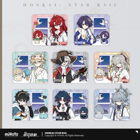 【崩スタ公式店】男子宿舎 等身 コレクションカード 12元