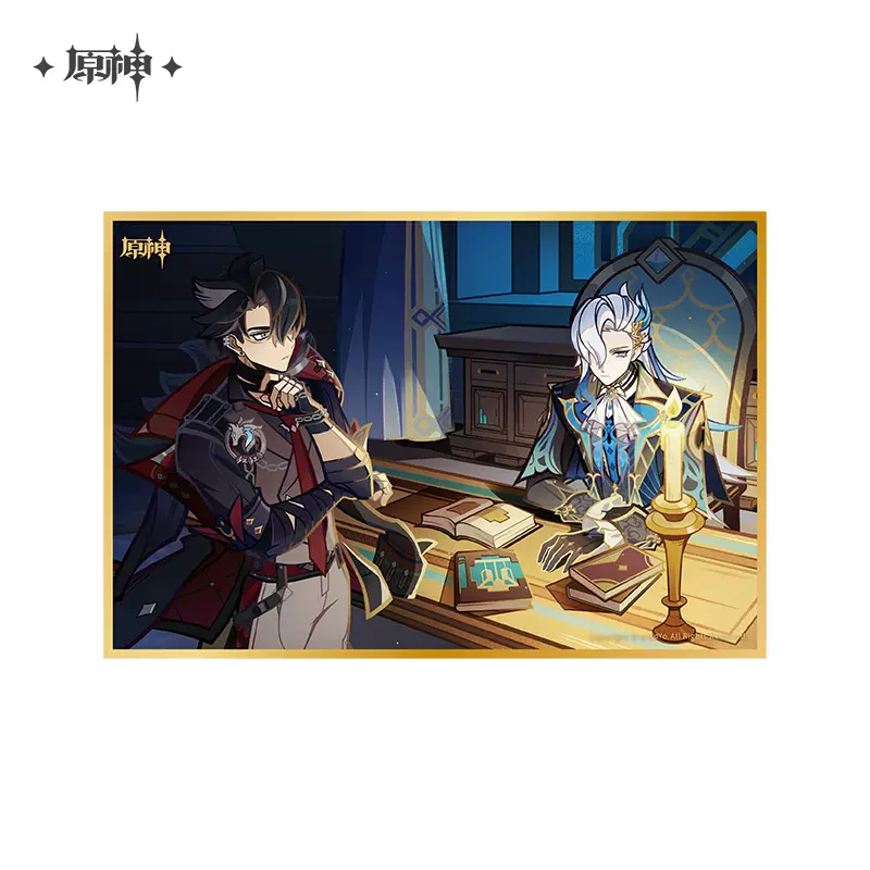 原神　アクリル色紙　6点セット 原神公式店】バージョン予告 アクリル色紙 48元 | ちゃぱん