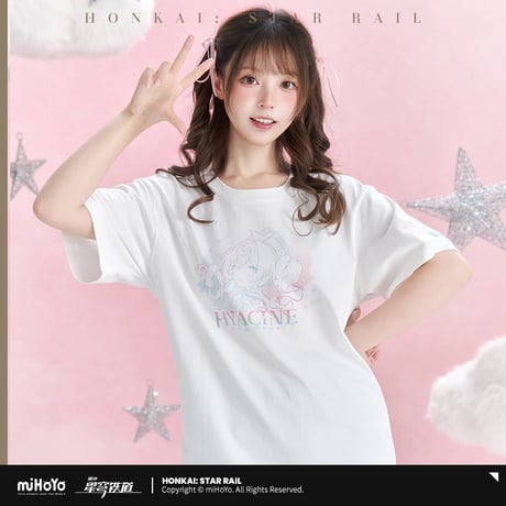 【崩スタ公式店】ヒアンシー 半袖 Tシャツ 129元 （予約2027年1下発送）