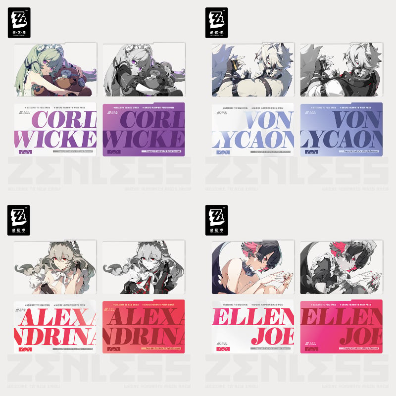 ゼンゼロ公式店】影画 アクリルフレーム 交換カード ヴィクトリア家政