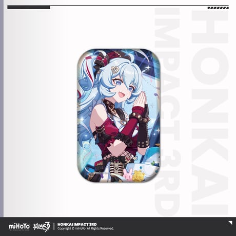 【崩壊3rd公式店】誕生日 スクエア 缶バッジ 15元