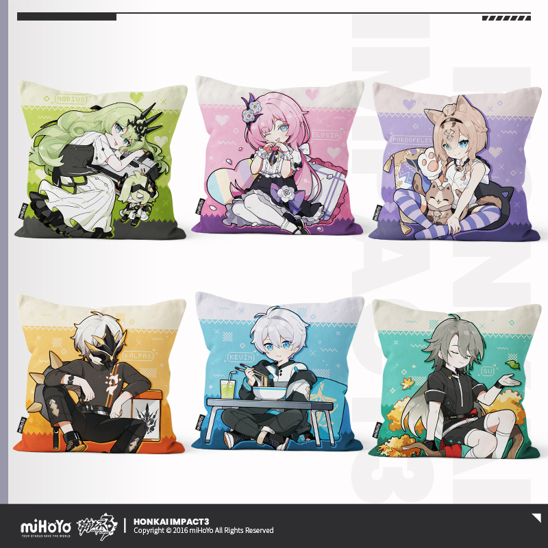崩壊3rd ちびっ子 律者 お茶会 シリーズ クッション セット 崩壊3rd ちびっこ 公式グッズ販売中一覧｜ HAKUTEA