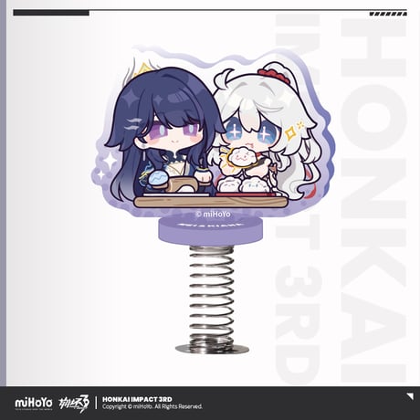 【崩壊3rd公式店】HONKAI MEME  バネ アクリルスタンド 28元
