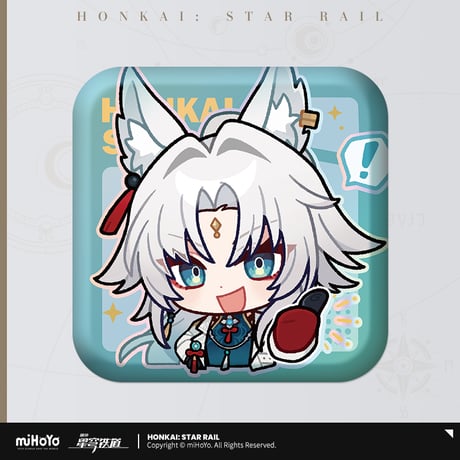 【崩スタ公式店】パム展覧会 スクエア 缶バッジ B 15元