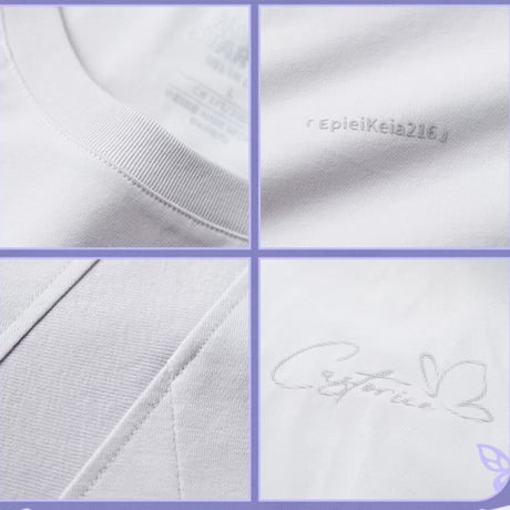 【崩スタ公式店】キャストリス Tシャツ ライトグレー 149元 （予約10下発送）