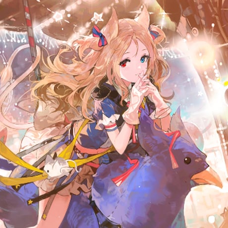 【明日方舟】公式絵師 alchemaniaC 氏 四重奏 色紙 20元