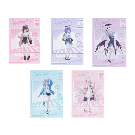 【ブルアカ】 假日漫歩 色紙 25元 （予約80日以内発送）
