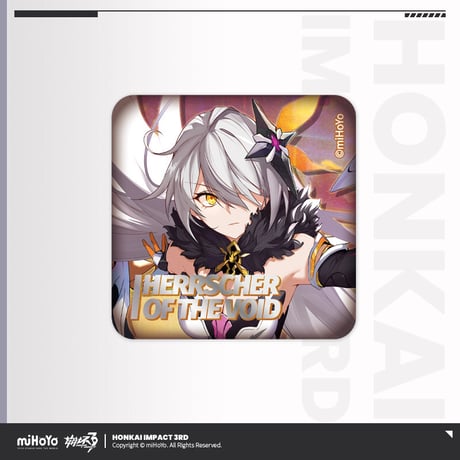 【崩壊3rd公式店】CG ヴァルキリー 角形 缶バッジ 15元 (予約200日以内発送)