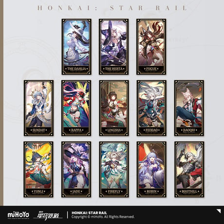 【崩スタ公式店】2周年記念 コレクションカード 単品 A組  10元 （予約200日以内発送）