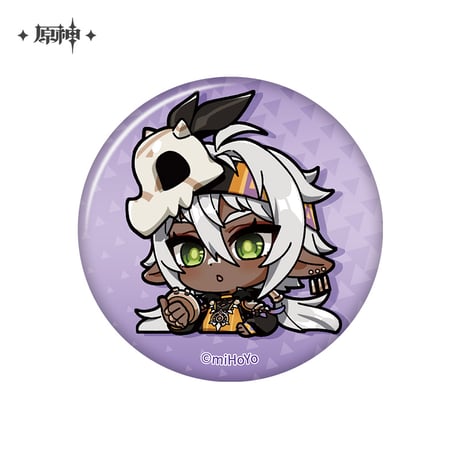 【原神公式店】ナタ ちびキャラ 缶バッジ 12元