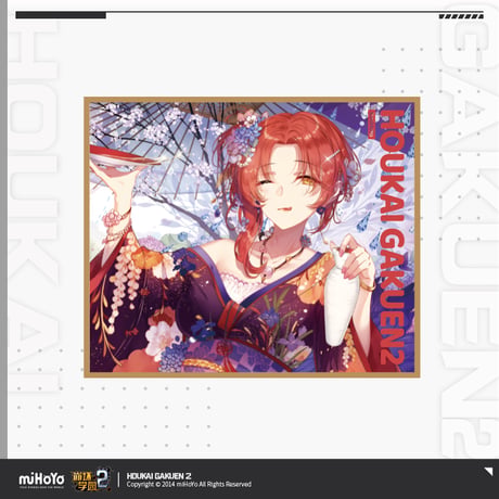 【崩壊学園2公式店】和服 色紙 25元