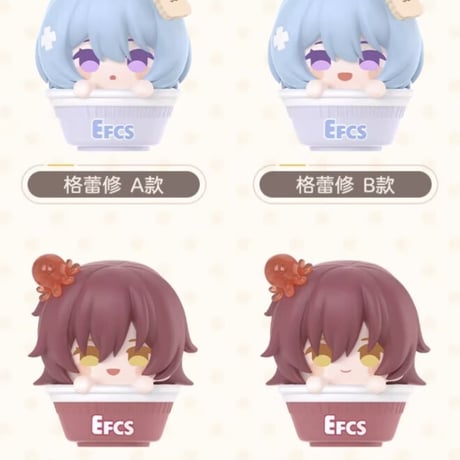【崩壊3rd公式店】カップ麺 ぷち フィギュア 第2弾 セット 278.6元