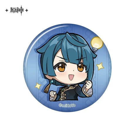 【原神公式店】璃月 ちびキャラ 缶バッジ 12元