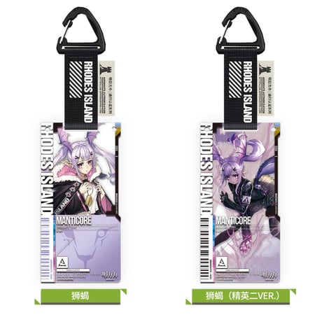 【明日方舟公式店】2605 7周年記念 通行認証 17.0 アクリルキーホルダー ボックス 350元 （予約170日以内発送）