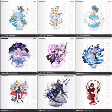 【崩壊3rd公式店】聖痕 アクリルスタンド 48元