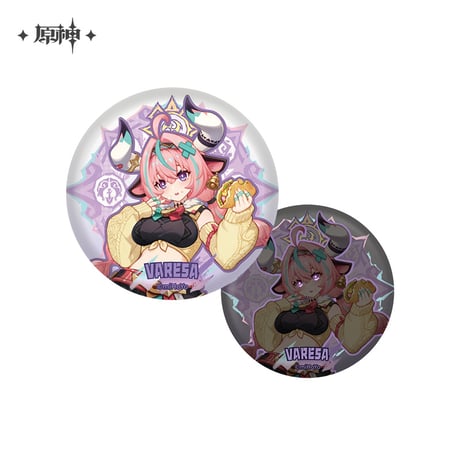【原神公式店】ナタ 缶バッジ 12元