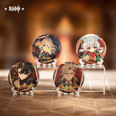 【原神公式店】致終幕的歓宴 缶バッジ 単品 15元