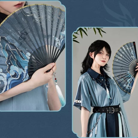 【崩スタ公式店】飛霄 扇子 119元 （予約200日以内発送）