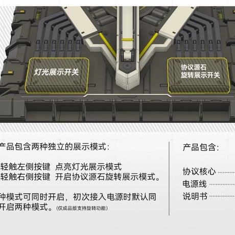 単独発送【明日方舟 終末地公式店】聚能構件 ライト 組み立てキット 198元 （予約2027年2月下旬発送）