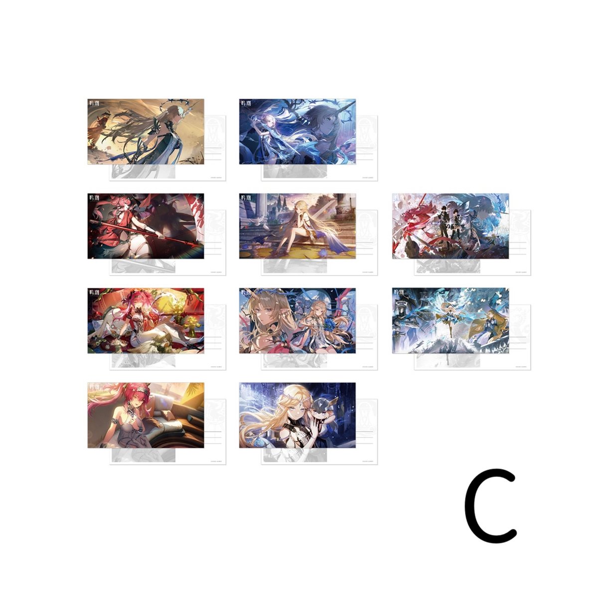 KURO GAMES旗艦店】鳴潮 *復刻2508* 共鳴者 挿絵 ポストカード 25元