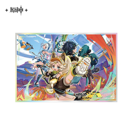 【原神公式店】キービジュアル アクリル色紙 48元