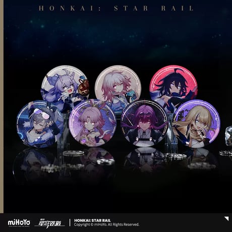 【崩スタ公式店】群星邀約 缶バッジ A 15元