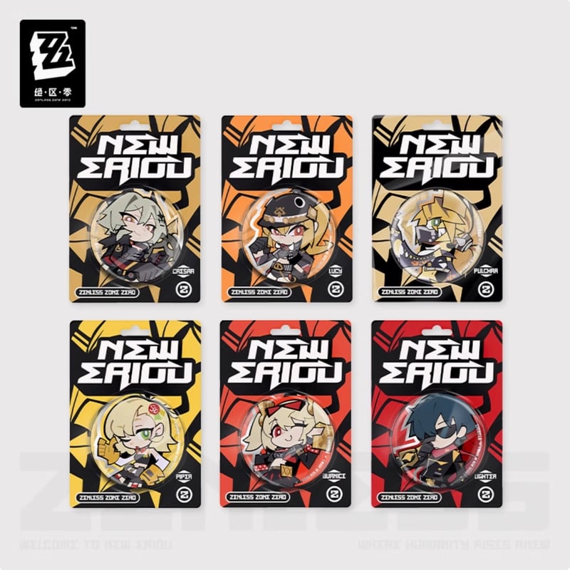 ゼンゼロ公式店】新エリー都 SD 缶バッジ カリュードンの子 16元