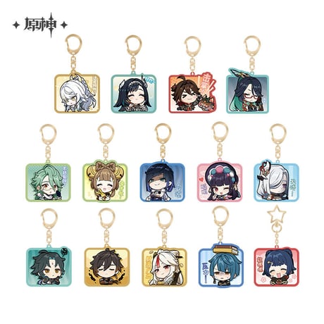 【原神公式店】璃月 ちびキャラ キーホルダー 28元