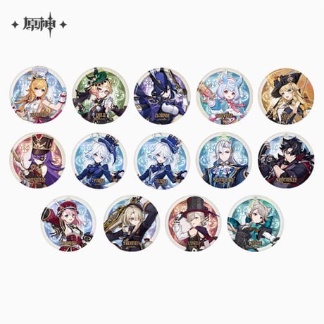【原神公式店】フォンテーヌ 缶バッジ 12元