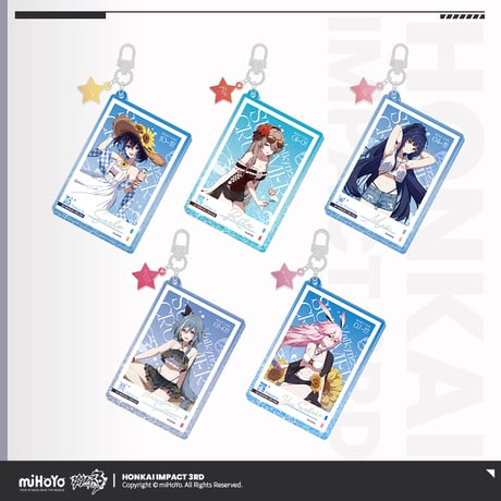 【崩壊3rd公式店】悠遊夏日 流砂 キーホルダー 第2弾 38元