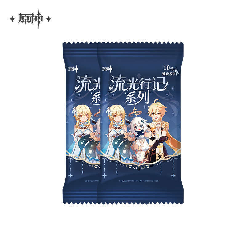 原神 流光行記 カード 第一弾 拡張パック 未開封シュリンク付き 2BOX 原神公式店】流光行記 カード 2パック組 20元 （予約7下発送） | ちゃぱん