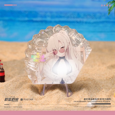 【ブルアカ公式店】2610A トリニティ 水着 アクリルブロック 39元 （予約170日以内発送）