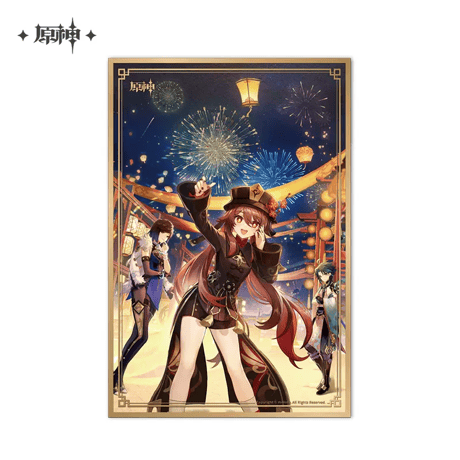 【原神公式店】キービジュアル アクリル色紙 48元