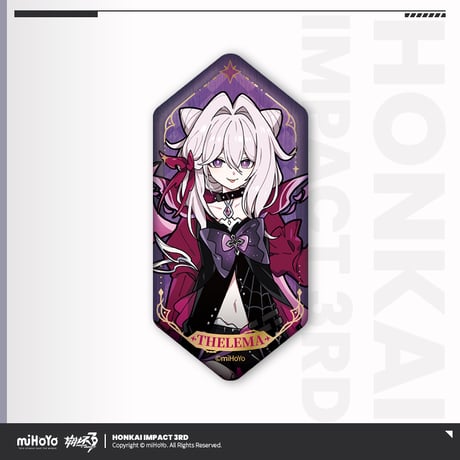 【崩壊3rd公式店】  七術・奇遇の夜 等身 缶バッジ 15元