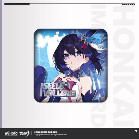 【崩壊3rd公式店】CG ヴァルキリー 角形 缶バッジ 15元 (予約200日以内発送)