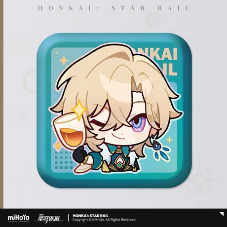 【崩スタ公式店】パム展覧会 スクエア 缶バッジ B 15元