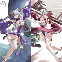 【アズレン】2602 東煌意境 肇和 応瑞 缶バッジ セット 38元 （予約160日以内発送）