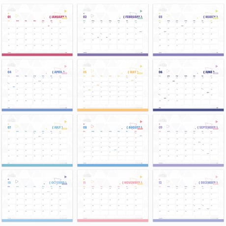 【ブルアカ公式店】 2511 卓上カレンダー 2026年版 75元 （予約160日以内発送）