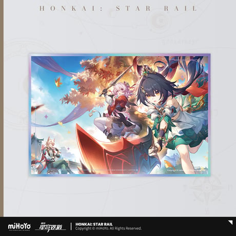 【崩スタ公式店】星間旅行 アクリル色紙 48元